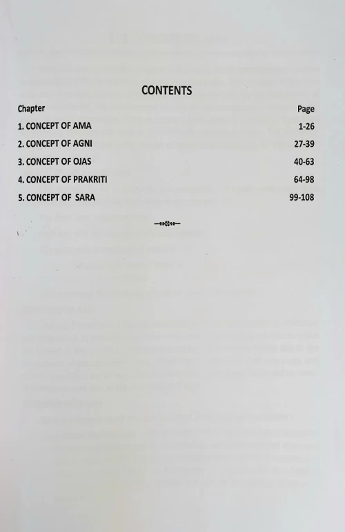 Biology of Ama Agni Ojas Prakriti & Sara